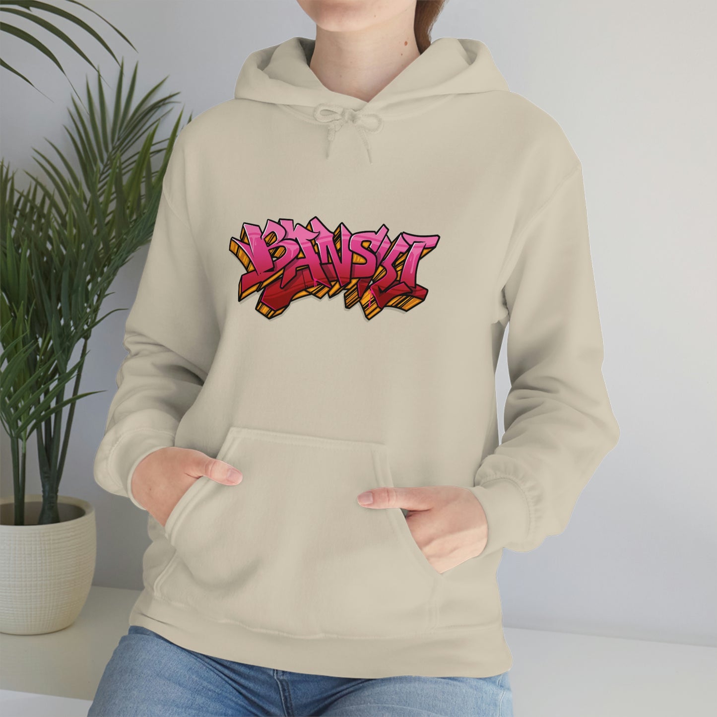 Banski Graffiti2 Heavy Blend™ Hooded Sweatshirt