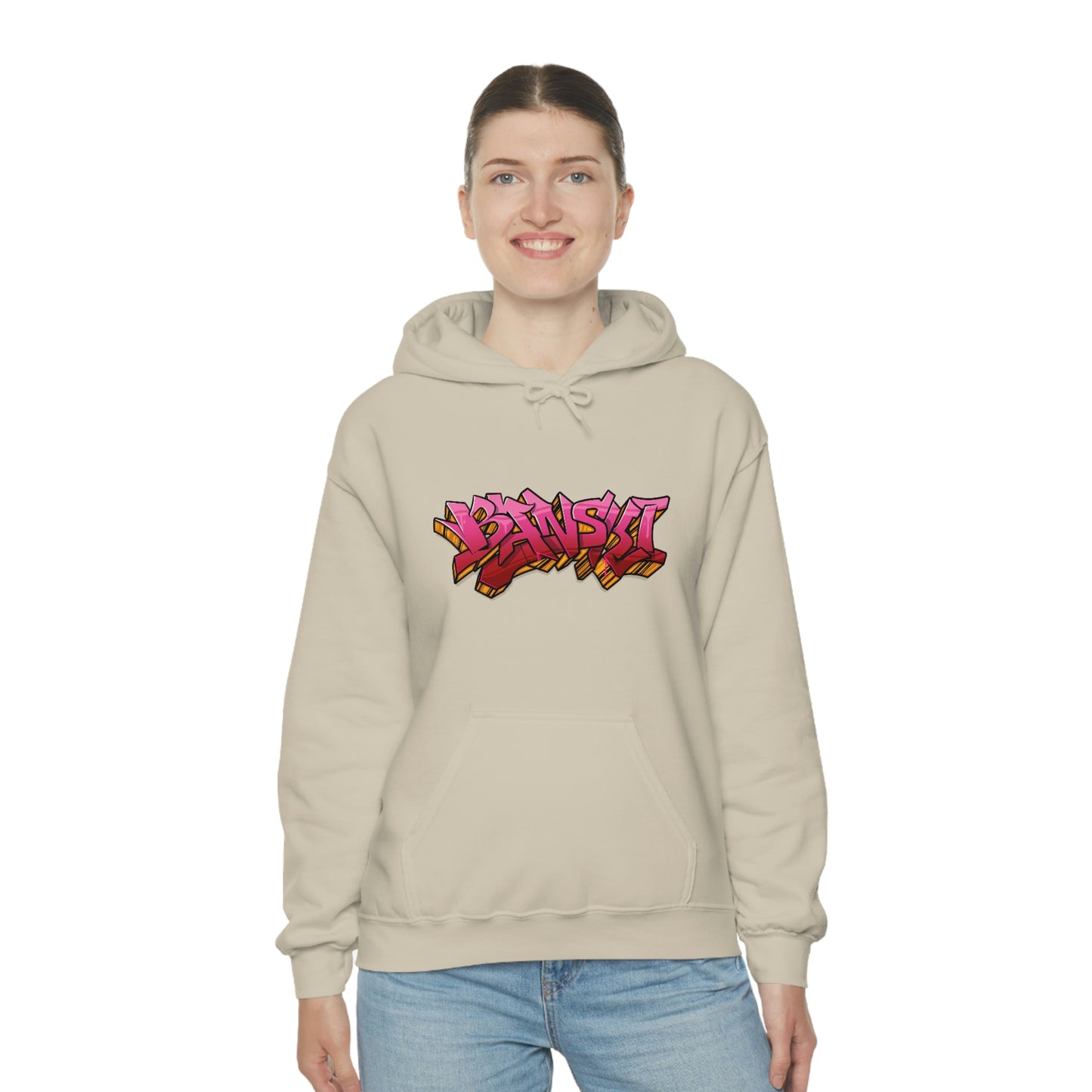 Banski Graffiti2 Heavy Blend™ Hooded Sweatshirt