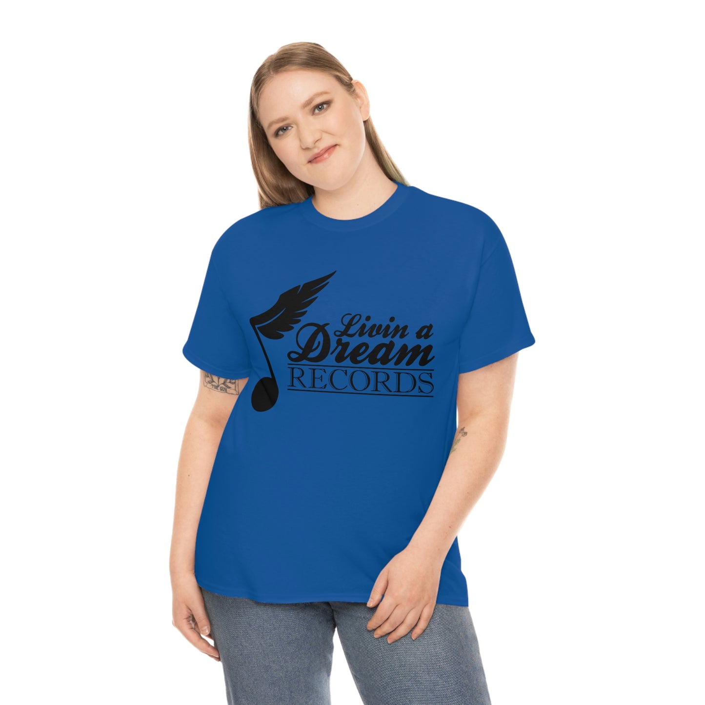 Livin A Dream Records Heavy Cotton Tee